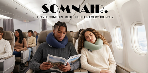 SOMNAIR™ Ergonomic Travel Pillow 360° Neck Support